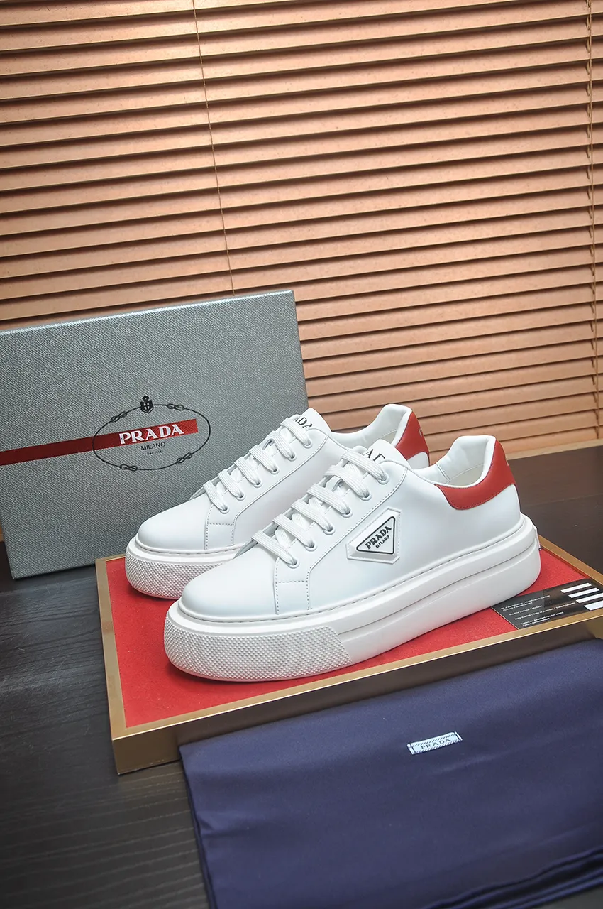 Men's shoes 💰580💶【PRADA】Top original, new season, high quality original goods, top imported calfskin with original imported glue, imported cowhide inside with original cowhide feet, original outsole! Quality guaranteed! Code 38-45 (45 customized)